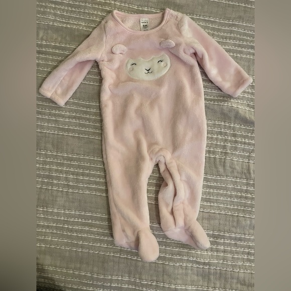 Carters lamb fuzzy onesie-NWOT! - Picture 1 of 4